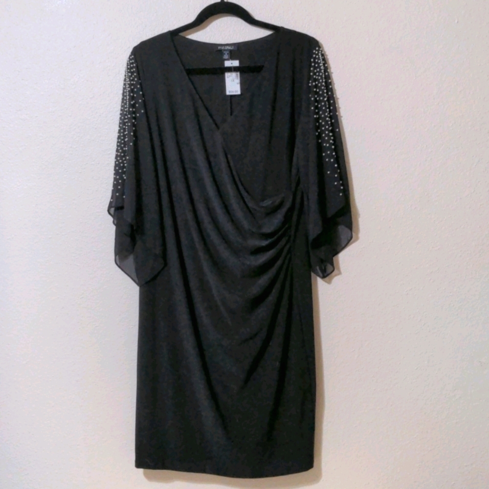 Roz & Ali faux wrap dress, 1X, NWT